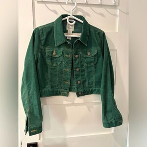 Vintage Old Navy Green Corduroy Jacket
